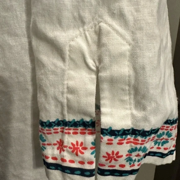 Napa Valley Size S Linen/Cotton Short Sleeve Button Down Shirt EUC - Picture 6 of 7